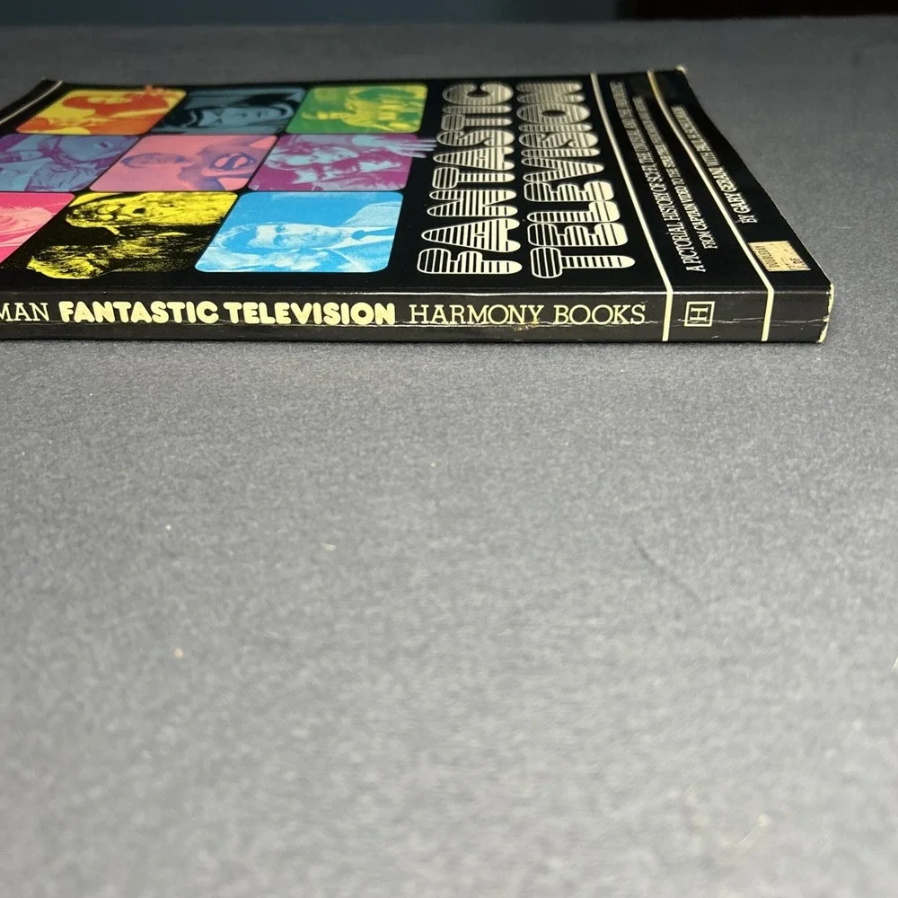 FANTASTIC TELEVISION Gary Gerani Paul Schulman 1977 Harmony Books Vintage Movies